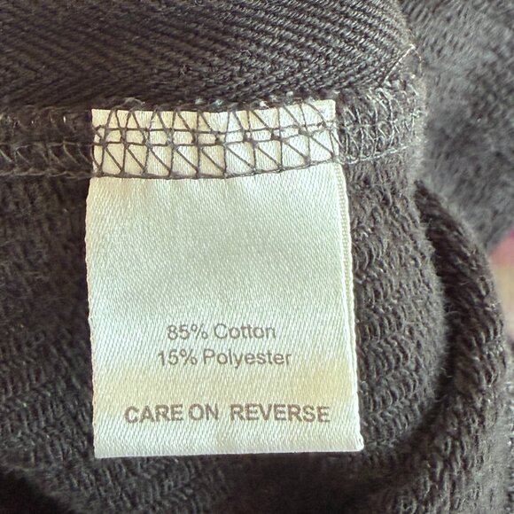 Billy Reid men's t-shirt small grey marled cotton crewneck black long sleeves - Picture 7 of 8